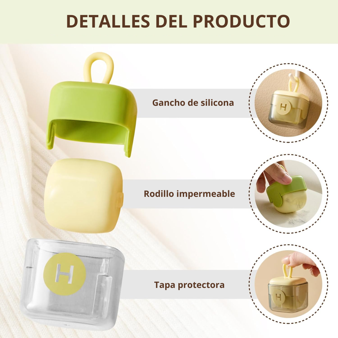 Mini rodillo quita pelos